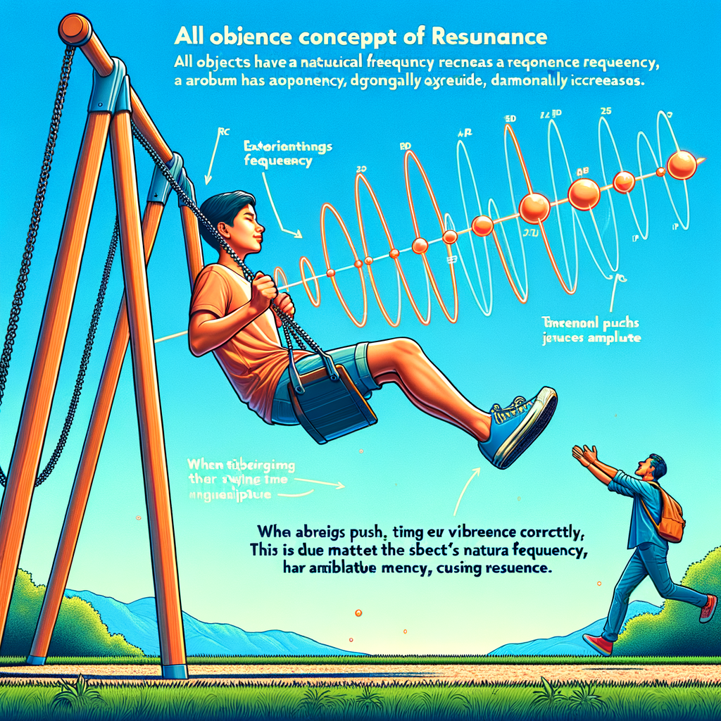 すべての物体は、固有の振動数を持っており、これを「固有振動数」と呼びます。外部から物体に振動が加わったとき、その振動数が固有振動数と一致すると、振幅が急激に増大します。これが共振現象です。 ブランコを例に考えてみましょう。ブランコを漕ぐとき、タイミングよく力を加えることで、ブランコの振れ幅は大きくなります。これは、ブランコを押す力がブランコの固有振動数と一致し、共振が起こっているからです。